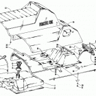 JAG Gas tank, seat, and taillight assemblies