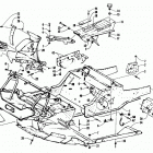 PANTHER Front frame, belly pan and footrest assembly