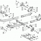 JAG AFS LONG TRACK Рельс скольжения и гусеница