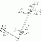 SUPER JAG Tie rod  /  steering post assembly