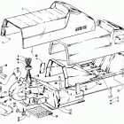 WILDCAT EFI MOUNTAIN CAT Seat and gas tank assemblies
