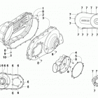 ATV 1000 XT Green (US) Крышка сцепления