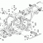ATV 300 2X4 UTILITY  Green (US) Рама ,баипера и защита