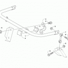 ATV ALTERRA 700  Red (US), Red Intl (OS) Sway bar assembly
