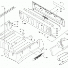 TBX 700 EPS/SE Red (US), Red Intl (OS), SE Orange/Camo (US), SE Orange/Camo Intl (OS) Cargo box and tailgate assembly (se)