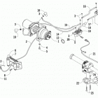 TBX 700 EPS/SE Red (US), Red Intl (OS), SE Orange/Camo (US), SE Orange/Camo Intl (OS) Winch assembly (se)