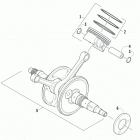 TRV 1000 XT L7e RED Коленчатый вал и поршни