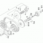TRV 1000 XT L7e RED Трансмиссия