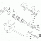 TRV 550 XT EPS L7E WHITE Вилки переключения передач