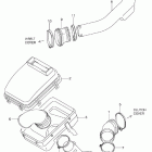 LT-A400 Eiger Auto 2WD Belt cooling duct