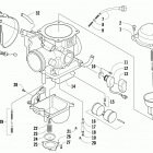 ATV 400 CR RED Карбюратор