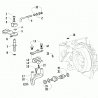 ATV 700 DIESEL EFT GREEN Throttle control and locked torque device assemblies