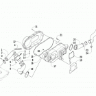 ATV 700 DIESEL GREEN Case  /  belt cooling assembly