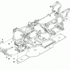 ATV XR 700 GREEN Рама ,баипера и защита