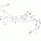 ATV XR 700 GREEN Sway bar assembly