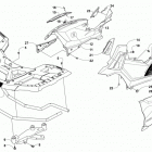 ATV XR 700 GREEN Front rack and side panel assemblies