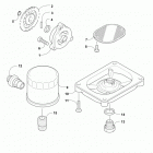 ATV XR 700 LTD BLACK Oil filter  /  pump assembly