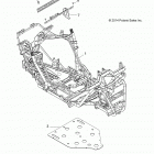 A15DAA32AA/AJ SPORTSMAN ACE 325 EFI Шасси, основная рама и пластина скольжения
