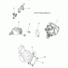 A15SAA32EH HAWKEYE 325 2X4 Двигатель, корпус дроссельной заслонки и топливная рампа
