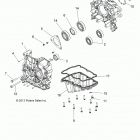 A15SDA57FH SPORTSMAN 570 EFI TOURING EU Engine, crankcase (to 11  /  1  /  14)