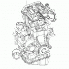 A15SDA57FH SPORTSMAN 570 EFI TOURING EU Двигатель длинный блок