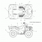 A15SEA32HA SPORTSMAN ETX EFI MD Наклейки