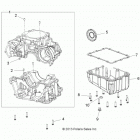 A15SEA32HA SPORTSMAN ETX EFI MD Engine, crankcase and oil sump