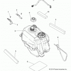 A15SEB57CA/CJ/SEC57CJ/CA SPORTSMAN 570 EFI EPS FOREST QUAD Топливный бак