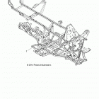 A15SEB57CA/CJ/SEC57CJ/CA SPORTSMAN 570 EFI EPS FOREST QUAD Рама