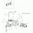 A15SEB57CA/CJ/SEC57CJ/CA SPORTSMAN 570 EFI EPS FOREST QUAD Chassis, winch