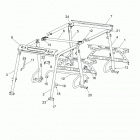 R15RNA57AA/AC/AR/E57AS RGR 570 EFI CREW Chassis, cab frame