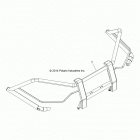 R15RTA/E87 RGR 900 XP ALL OPTIONS Body, front brush guard