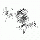 R15RTAD1AA/EA/ED1EA RANGER 1000 DIESEL Крепление двигателя