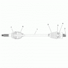 R15RTAD1AA/EA/ED1EA RANGER 1000 DIESEL Задний привод
