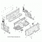 R15RUA57AA/E57AC RGR 570 EFI FULL SIZE CREW Body, floor, rear