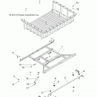 R15RUA87/E87/YAA/ZAC RANGER CREW 900 ALL OPTIONS Body, box mounting and latch