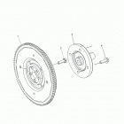 R15RUAD1AA RANGER 1000 DIESEL CREW Engine, flywheel