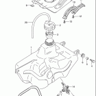LT-F250 Quad Runner 2WD ТОПЛИВНЫЙ БАК