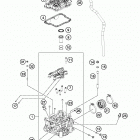 250 SXF FACTORY EDITION ENGINE ГОЛОВКА ЦИЛИНДРА