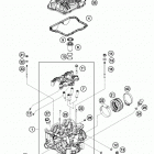 350 XCFW SIXDAYS ENGINE ГОЛОВКА ЦИЛИНДРА