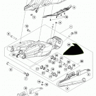 1290 SD R BLACK CHASSIS Бугель
