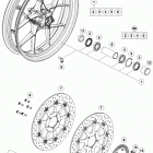 1290 SD R BLACK CHASSIS Переднее колесо