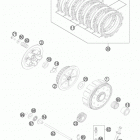 150 XC ENGINE Сцепление