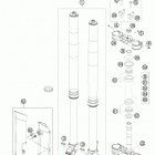 250 XC CHASSIS Передняя вилка
