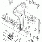 250 XCFW ENGINE Газо-распределительный механизм