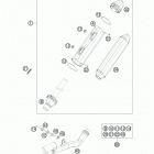 350 SXF CHASSIS Глушитель