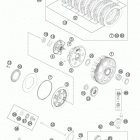 350 XCFW ENGINE Сцепление