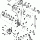 350 XCFW SIXDAYS ENGINE Газо-распределительный механизм