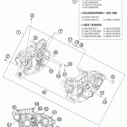 500 XCW ENGINE Картер двигателя