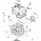 690 ENDURO-R ENGINE ГОЛОВКА ЦИЛИНДРА